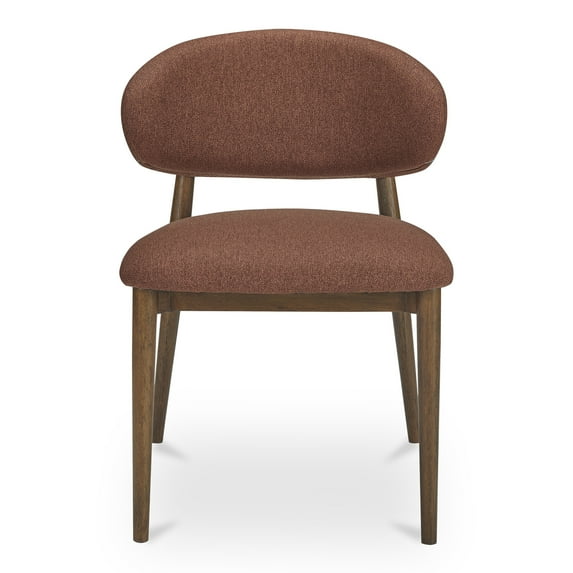 Moe's Home Collection ELLIE Fabric Dining Chair Red Color