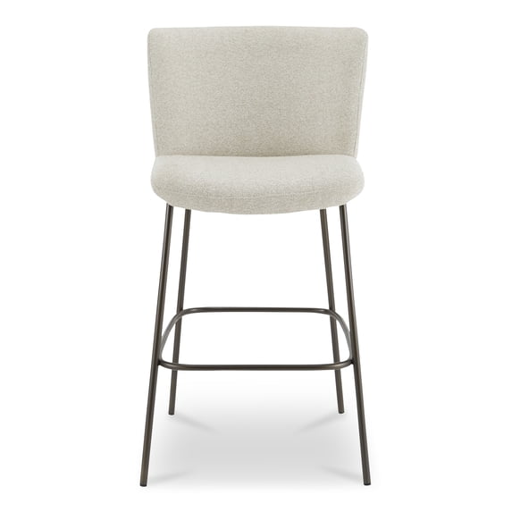 Moe's Home Collection Early Bar Stool Fabric Beige