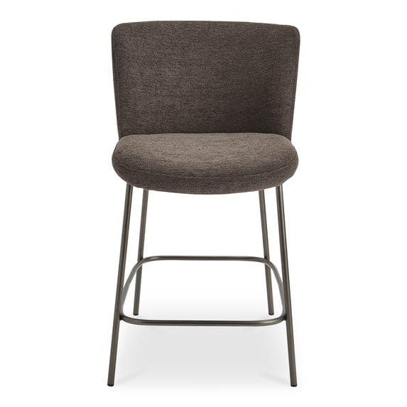 Moe's Home Collection Early Counter Stool Fabric Brown