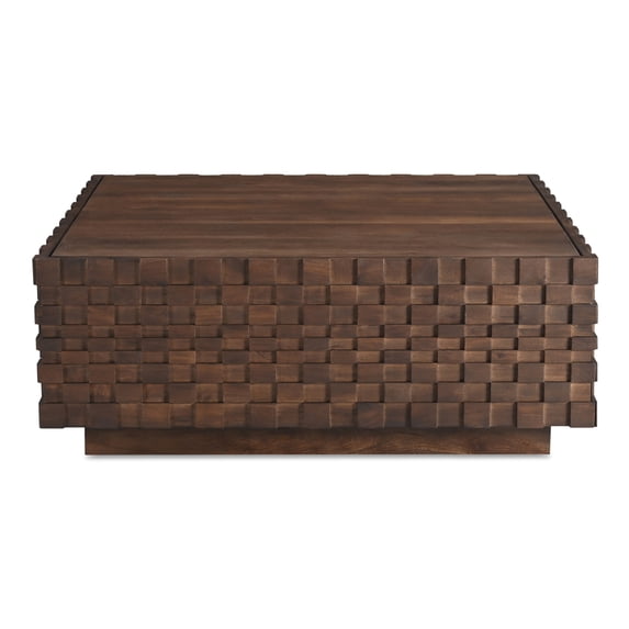 Moe's Home Collection Storage Coffee Table Brown Wood Coffee Tables