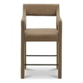thumbnail image 1 of Moe's Home Collection Elise Counter Stools Fabric Brown, 1 of 8