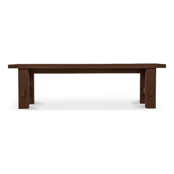 Moe's Home Collection Esmond Wood Dining Bench in Brown
