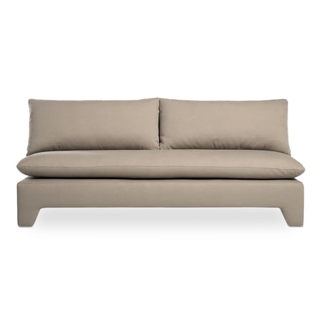 Moe's Home Collection Estelle Sofa Flax Fabric Sofas