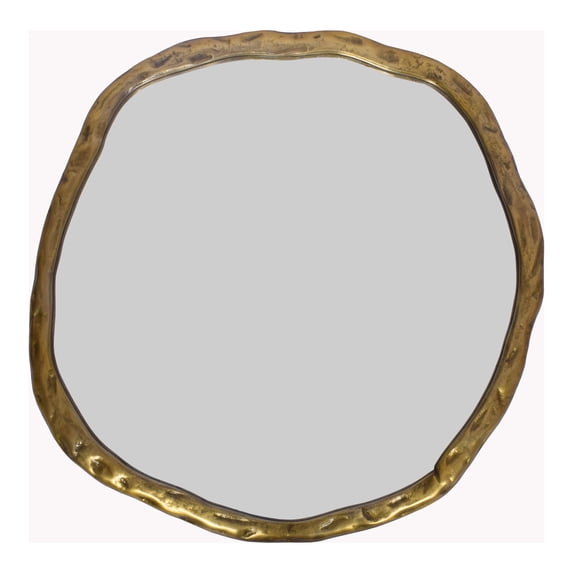 Moe's Home Collection FOUNDRY MIRROR LARGE GOLD