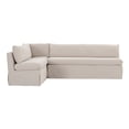 thumbnail image 1 of Moe's Home Collection Fable Slipcover Dining Banquette L-Shape Beige? 100.5In, 1 of 10
