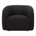 thumbnail image 1 of Moe's Home Collection Faye Occasional Chair Fabric Black, 1 of 5