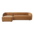 thumbnail image 1 of Moe's Home Collection Faye Sectional Fabric Brown, 1 of 8