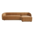 thumbnail image 1 of Moe's Home Collection Faye Sectional Fabric Brown, 1 of 8
