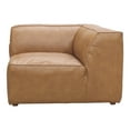 thumbnail image 1 of Moe's Home Collection Form Corner Chair Sonoran Tan Leather Leather, 1 of 5