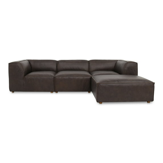 Moe's Home Collection Form Modular Sectional Leather Brown