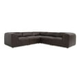 thumbnail image 1 of Moe's Home Collection Form Modular Sectional Leather Brown, 1 of 5