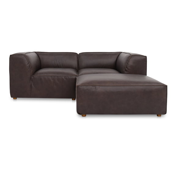 Moe's Home Collection Form Modular Sectional Leather Brown