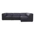 thumbnail image 1 of Moe's Home Collection Form Signature Modular Sectional Vantage Black Leather, 1 of 6