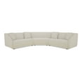 thumbnail image 1 of Moe's Home Collection Fraser Modular Sofa Fabric White, 1 of 4
