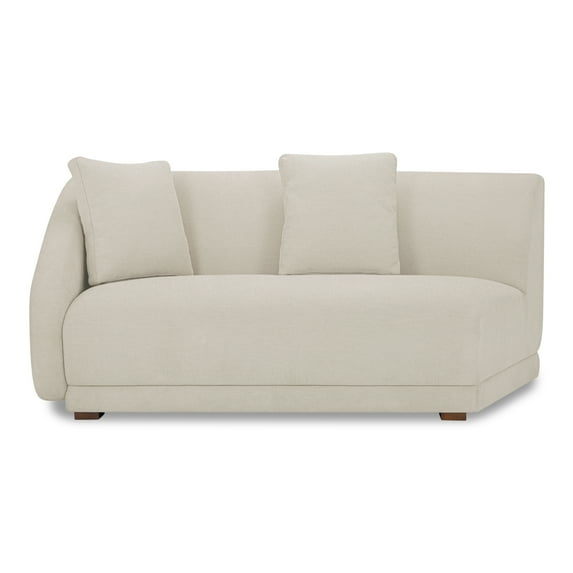 Moe's Home Collection Fraser Modular Sofa Fabric White