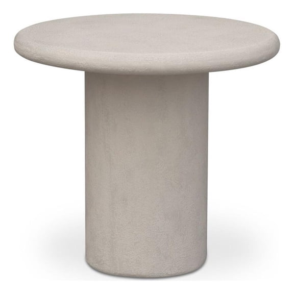 Moe's Home Collection Frida Outdoor Table Concrete White