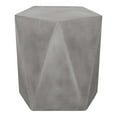 thumbnail image 1 of Moe's Home Collection Gem Contemporary Stone Outdoor Stool in Gray, 1 of 4