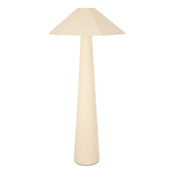 Moe's Home Collection Gigi Floor Lamps Fabric White