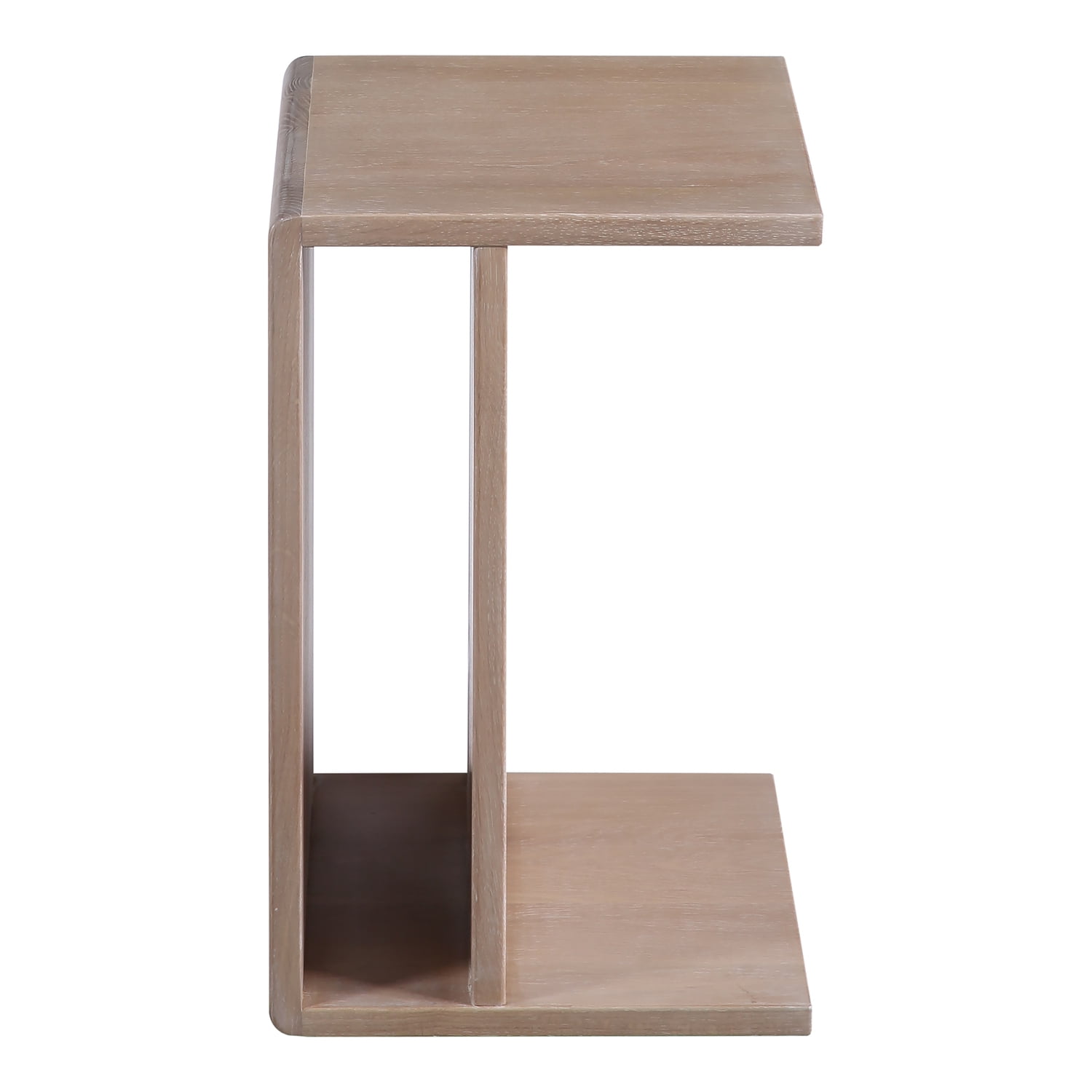 White Oak Semi-Gloss Minimalist Side Table