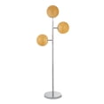 thumbnail image 1 of Moe's Home Collection Ida Floor Lamp Metal Silver, 1 of 4
