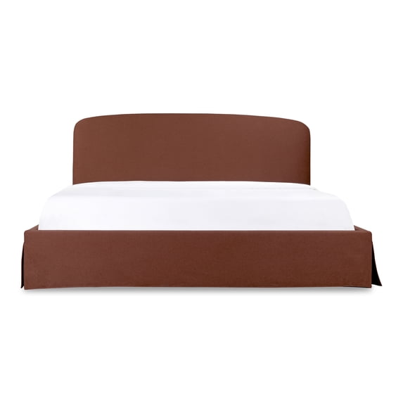 Moe's Home Collection Joan Fabric King Storage in Brown