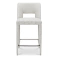 thumbnail image 1 of Moe's Home Collection Joyce Counter Stools Fabric Beige, 1 of 6