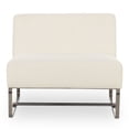 thumbnail image 1 of Moe's Home Collection Jules Outdoor Accent Chair Off White Fabric Chairs, 1 of 6