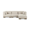 thumbnail image 1 of Moe's Home Collection June Modular Sectional Fabric Beige, 1 of 6