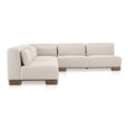 thumbnail image 1 of Moe's Home Collection June Modular Sectional Fabric Beige, 1 of 6