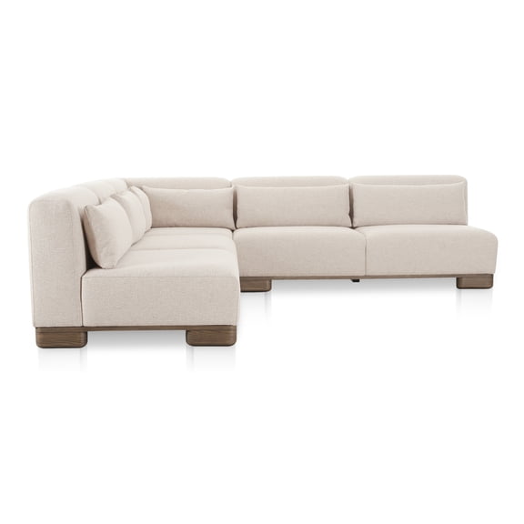 Moe's Home Collection June Modular Sectional Fabric Beige