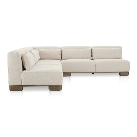 Moe's Home Collection June Modular Sectional Fabric Beige