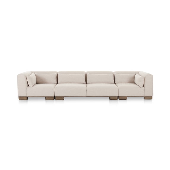 Moe's Home Collection June Modular Sofa Fabric Beige