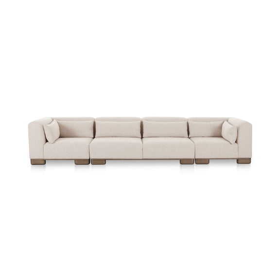 Moe's Home Collection June Modular Sofa Fabric Beige