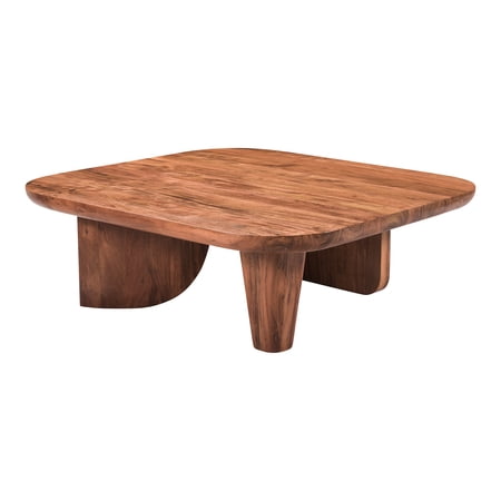 Moe's Home Collection LANDON Stone Coffee Table Beige Color