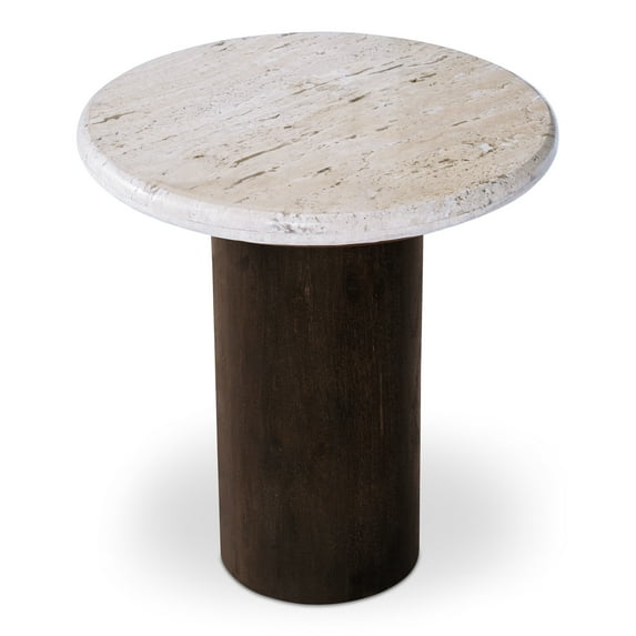 Moe's Home Collection LANDON Stone Side Tabl Beige Color