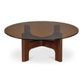 thumbnail image 1 of Moe's Home Collection LUKE Glass Coffee Table Brown Color, 1 of 5