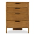 thumbnail image 1 of Moe's Home Collection Lachlan 4 Drawer Chest Brown, 1 of 9
