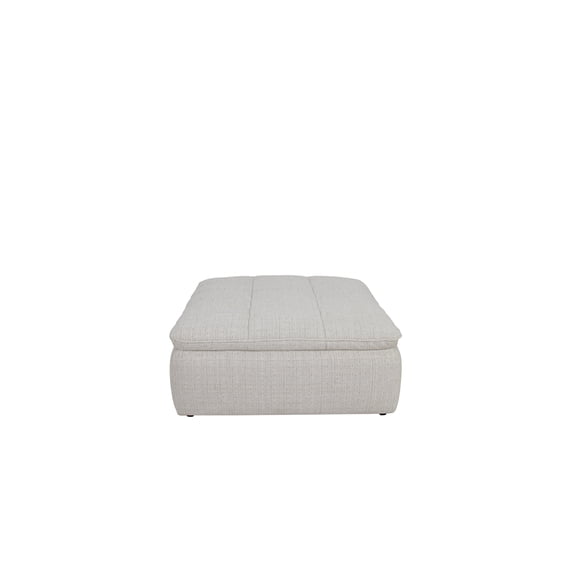 Moe's Home Collection Lino Ottomans Fabric Beige
