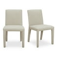 thumbnail image 1 of Moe's Home Collection MONTE Fabric Dining Chair -Set of Two Beige Color, 1 of 6