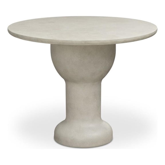 Moe's Home Collection Magnolia Outdoor Table Concrete White