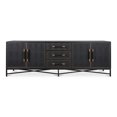 thumbnail image 1 of Moe's Home Collection Mako Sideboard Faux Leather Black, 1 of 10