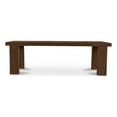 thumbnail image 1 of Moe's Home Collection Marina Wood Dining Bench in Brown, 1 of 5