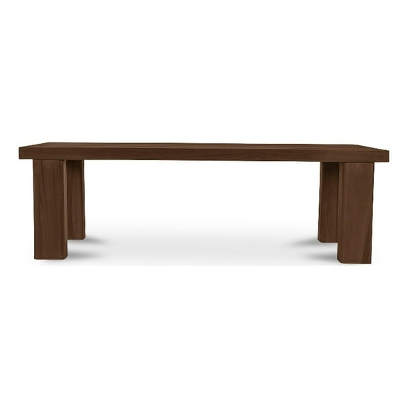 Moe's Home Collection Marina Wood Dining Bench in Brown