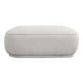 thumbnail image 1 of Moe's Home Collection Marion Ottoman Fabric White, 1 of 8