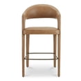 thumbnail image 1 of Moe's Home Collection Martens Bar Stool Leather Brown, 1 of 6