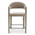 thumbnail image 1 of Moe's Home Collection Martens Counter Stool Fabric Brown, 1 of 7