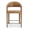 thumbnail image 1 of Moe's Home Collection Martens Counter Stool Leather Brown, 1 of 7