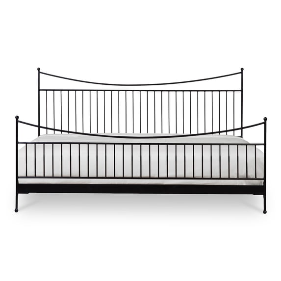 Moe's Home Collection Monet Bed Metal Black