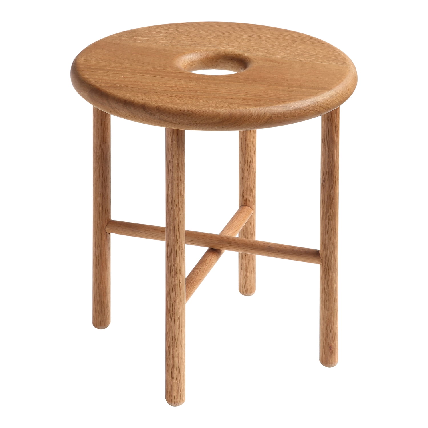 Namba Solid White Oak Contemporary Stool