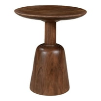 Moe's Home Collection Nels Modern Acacia Wood End Table in Brown